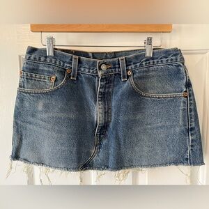 Vintage Levi's Denim Mini Skirt